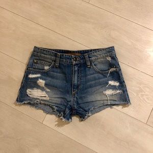 Joe’s Jeans Distressed Cut Off Jean Shorts